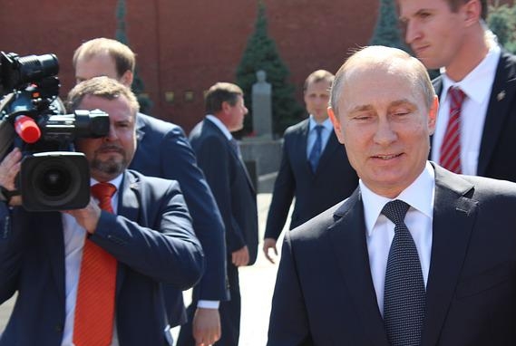 President Putin and a camera man