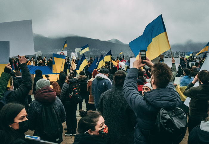 Ukraine-Russia protests