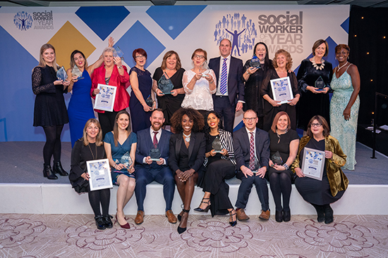Winners of the Social Worker of the Year Awards 2019