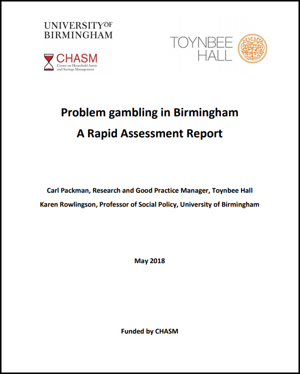 Problem Gambling Report