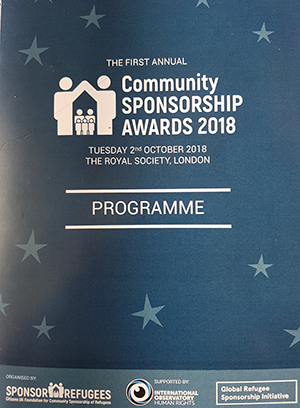 community sponsorship awards