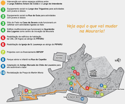 Moraria, Lisbon - map