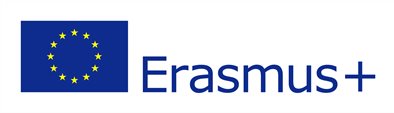 Erasmus Plus brand logo with EU flag
