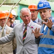 The Prince of Wales visits the BIFoR facility