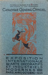 Exposition Internationale des Arts Décoratifs et Industriels Modernes, Paris, 1925 catalogue