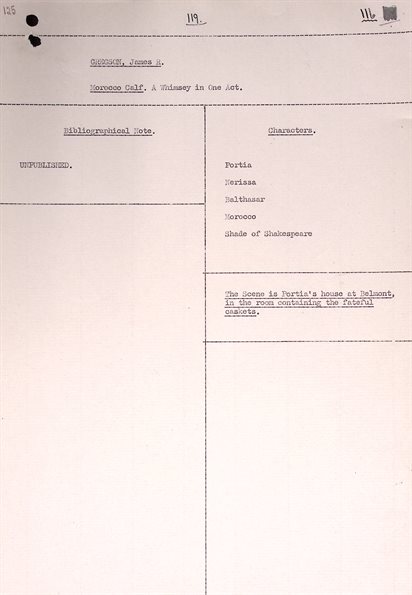 Page 125 showing examples of notes for  &lsquo;Morocco Calf&rsquo; by James Gregson