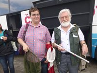 On field trip with chironomid expert Dr Peter Langton on the 19th International Chironomidae Symposium in Ceske Budejovice, Czech Republic, 20th August 2014