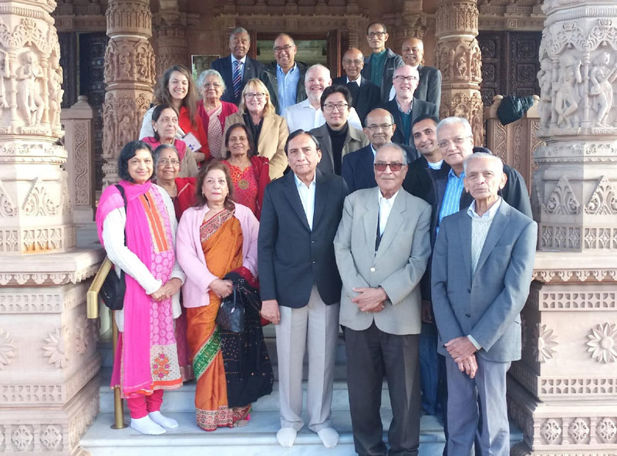 Supporters of the Jain Studies programme, with academics from the University of Birmingham
