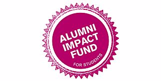 Alumni Impact Fund stamp logo