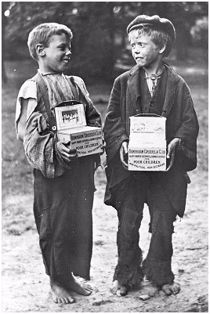 J. Crwys Richards, Two boys from Birmingham Cinderella Cub in Sutton Park, 1898, WK/B11/441© Birmingham Libraries & Archives