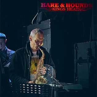 Chris Bowden playing saxophone