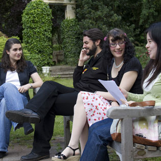 Students at the Shakespeare Institute