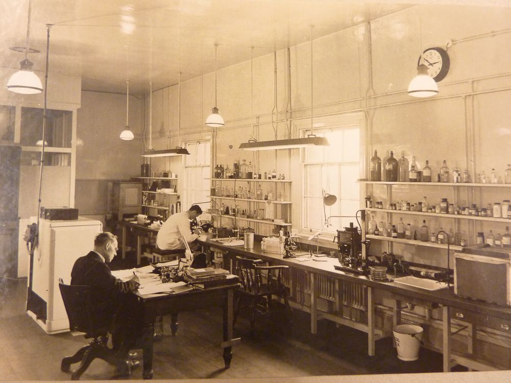Inside the laboratory at Glasgow Royal Infirmary