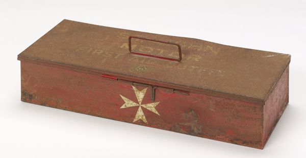 first aid metal box