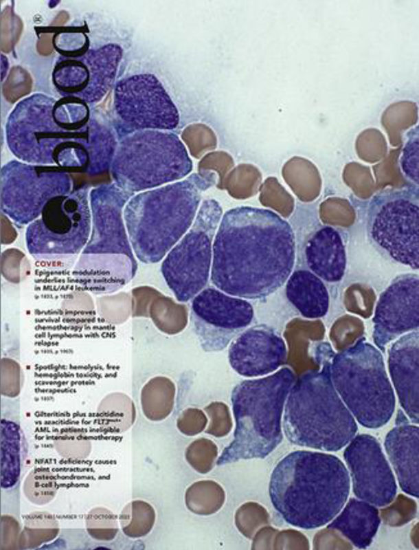 Blood cover front page