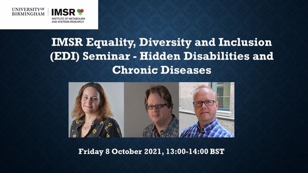 IMSR EDI Seminar - Hidden Disabilities