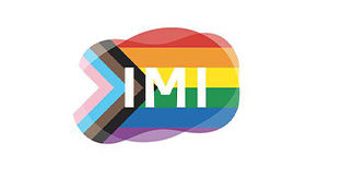 IMI Logo in rainbow colours