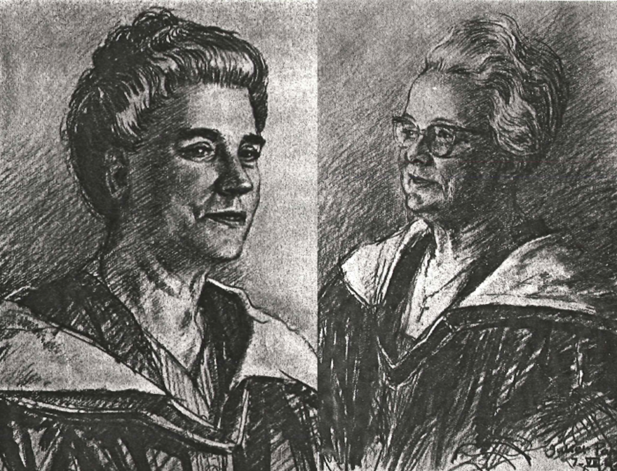 Christine Thirzer Tucker 1902-1980 and Zelie Georgina Bull 1904-1964