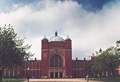 The exterior of Aston Webb, University of Birmingham
