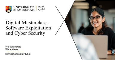 Digital Masterclass on Software Exploitation and Cyber Security - 5th June - 18:00-19:30