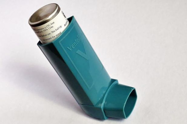 An inhaler for asthma.