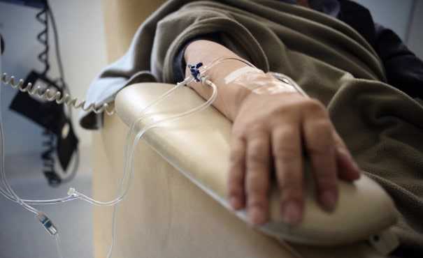 Patient undergoing chemotherapy