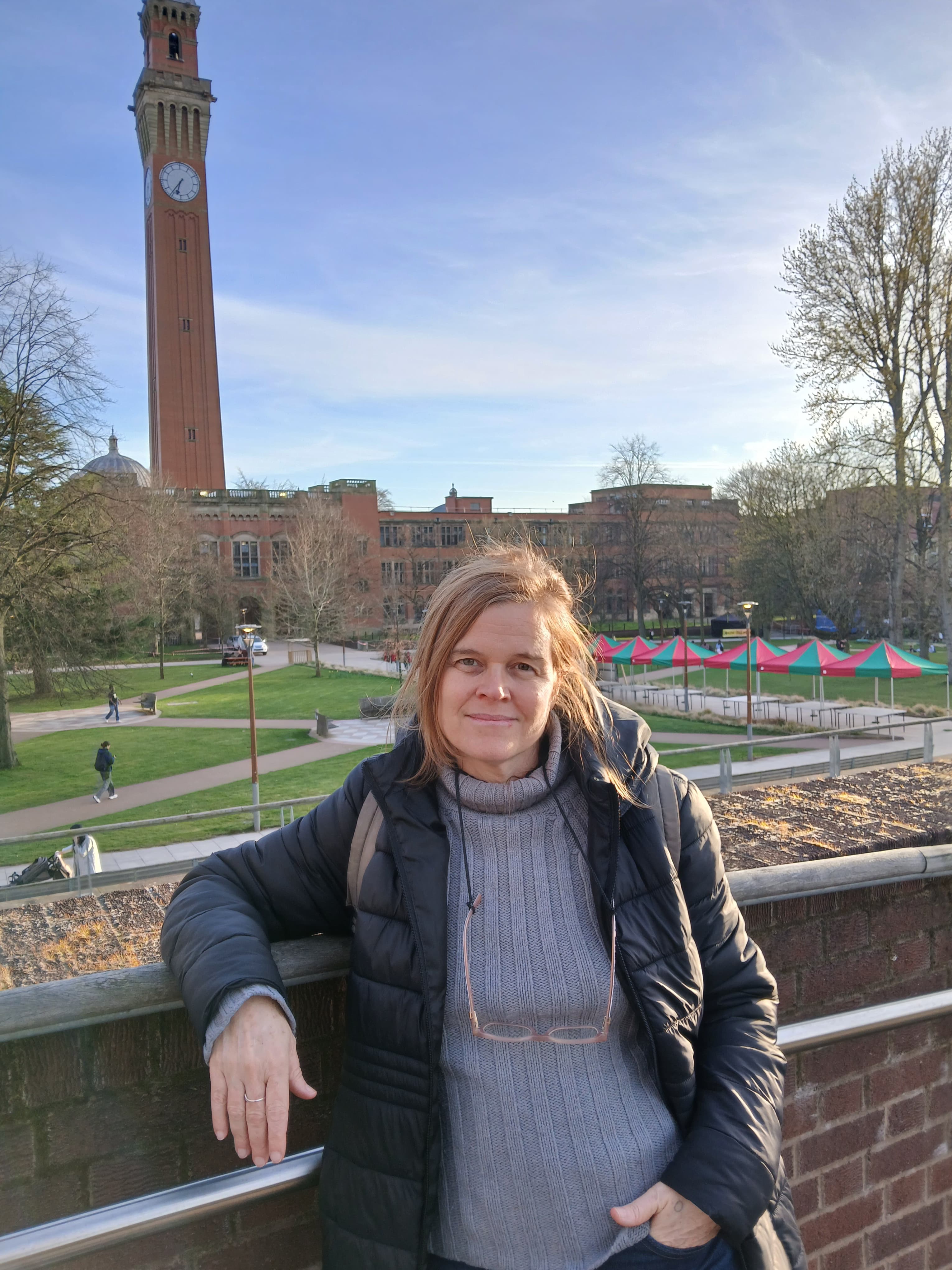 Professor Mariana Vale at the University of Birmingham campus