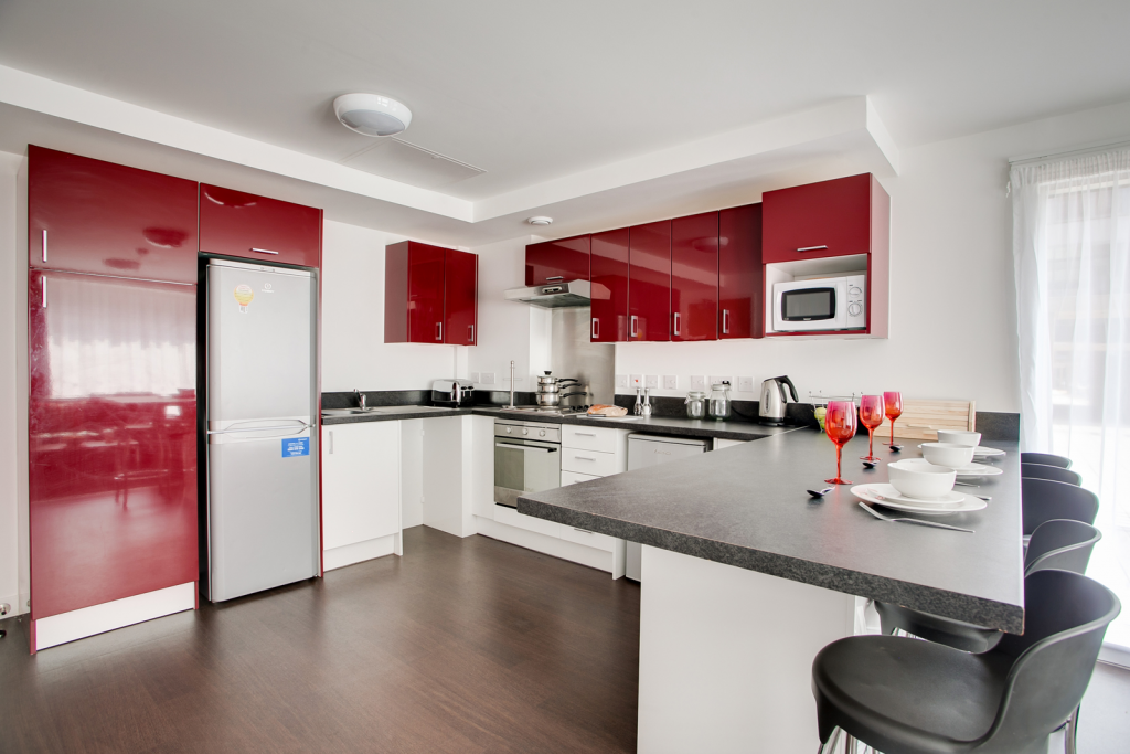 Shared kitchen at Metalworks