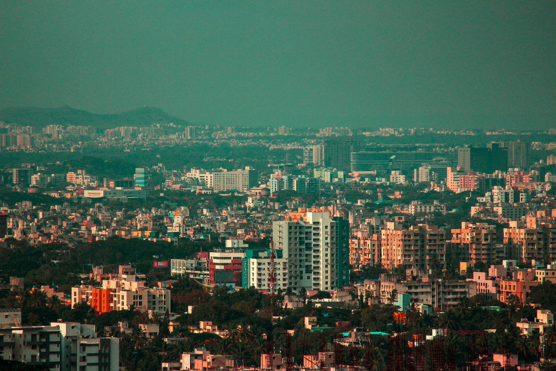 Cityscape of Pune, India