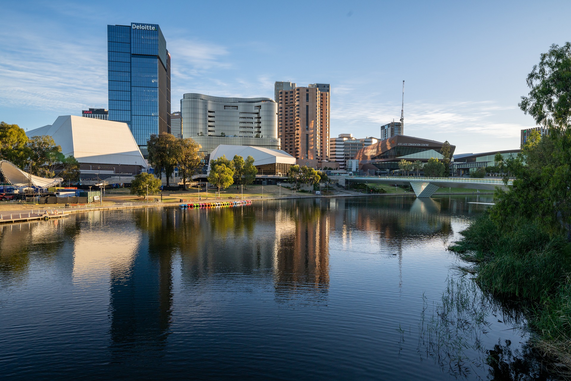 Cityscape of Adelaide, Australia.