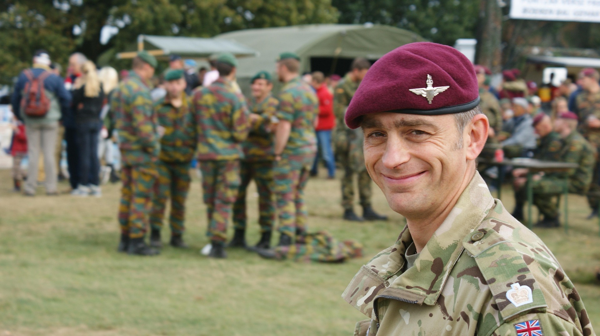 Members of the British Army Red Berets