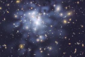 Dark Matter Map in Galaxy Cluster Bell  Abell 1689 taken from Hubble Space Telescope