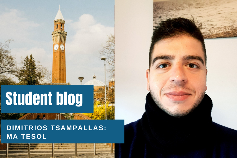 MA TESOL student Dimitrios Tsampallas