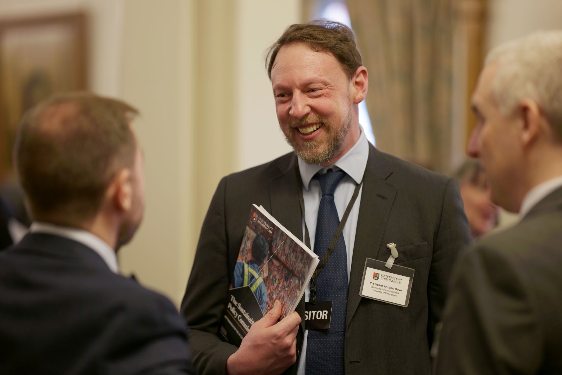 Andrew Drove showcasing the Policy Commission report at the House of Commons
