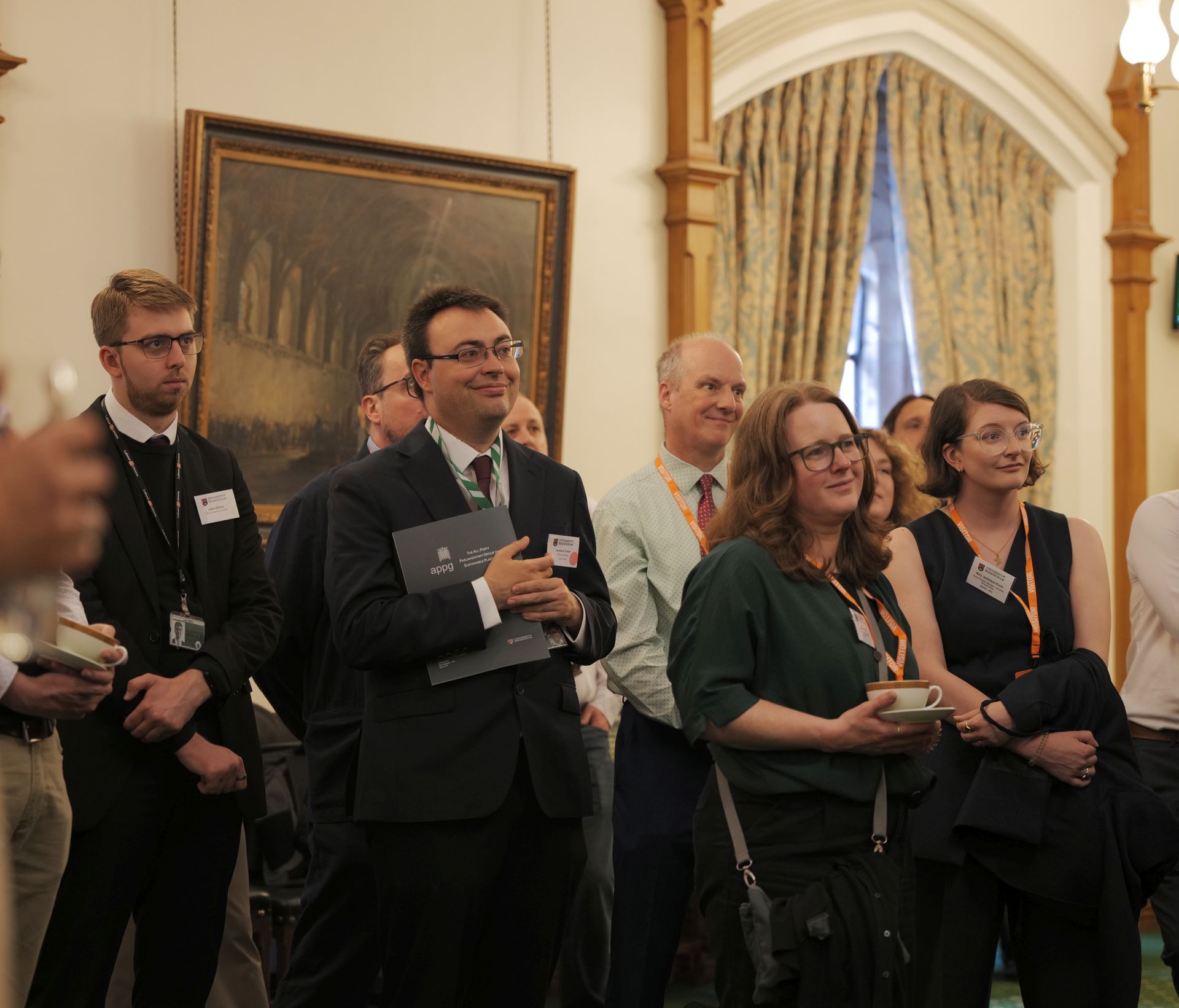 Laurence Turner MP at a parliamentary reception to celebrate the APPG