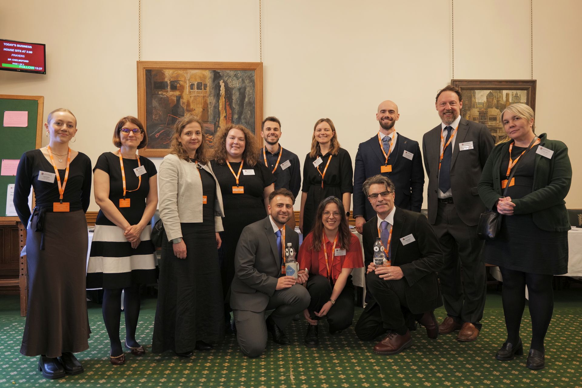 Members of the Birmingham Plastics Network and Stan's Café at a recent parliamentary reception