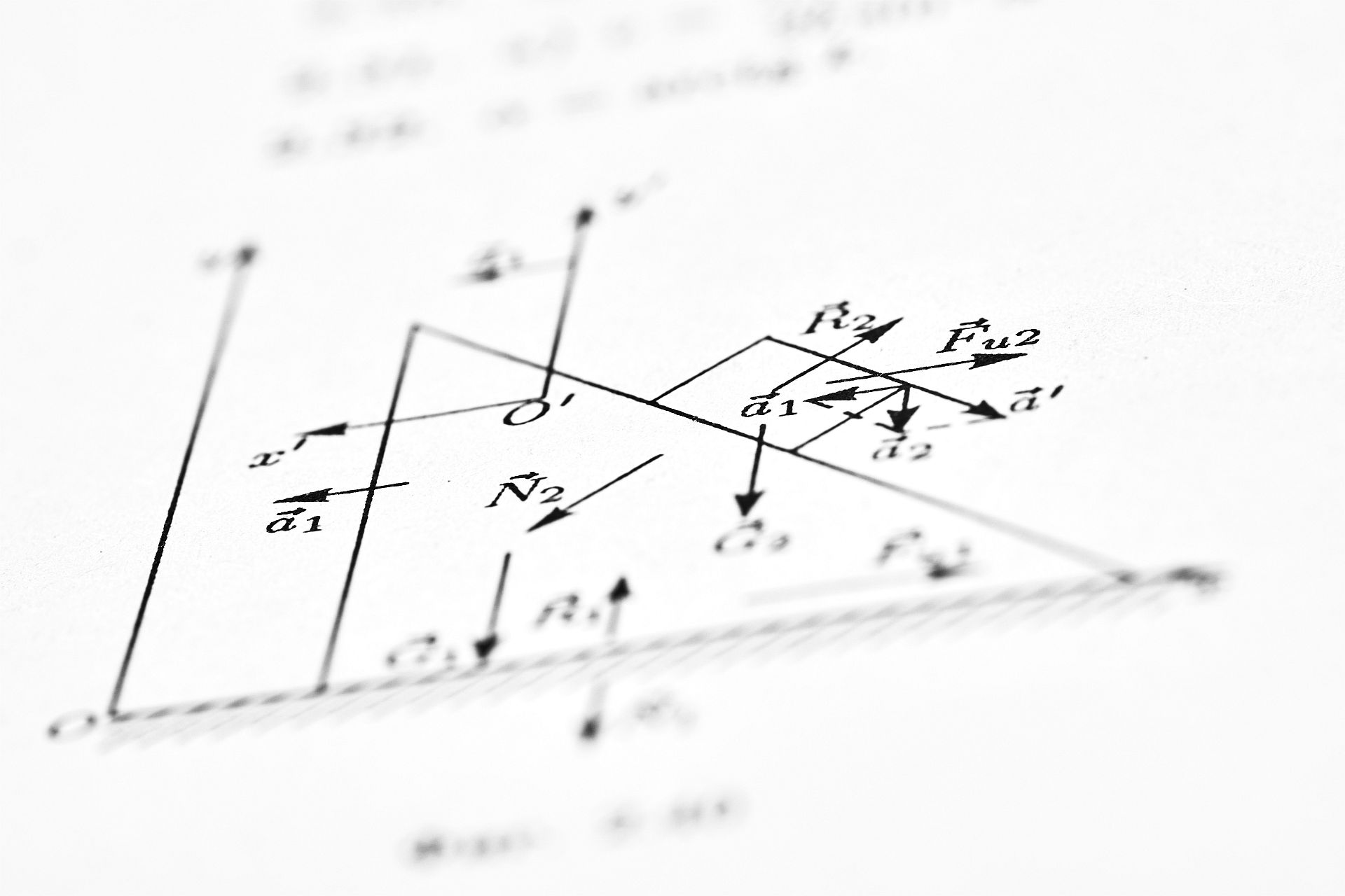 Geometry equations calculating angles on triangles