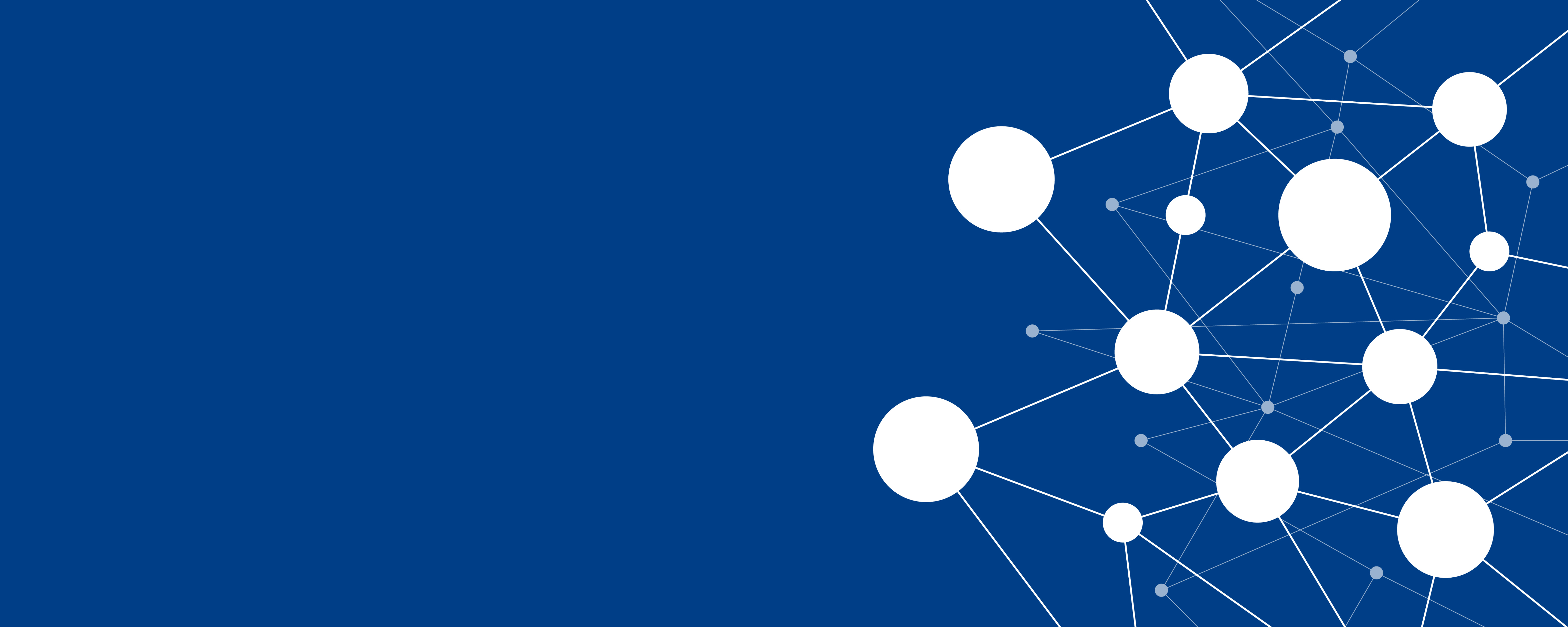 White dots connected with solid white lines in a geometric pattern