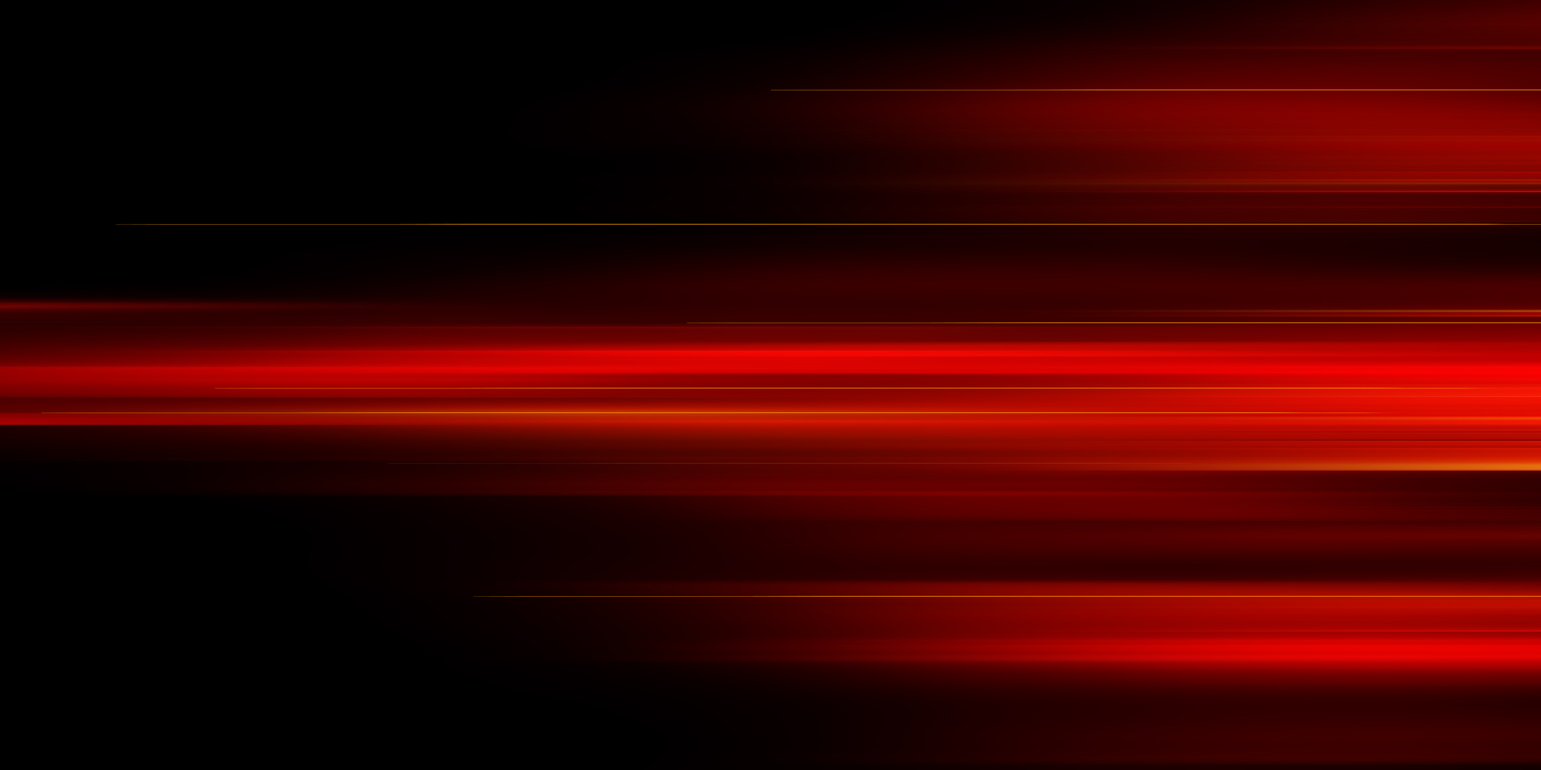 The effect of red light in fast motion on a black background