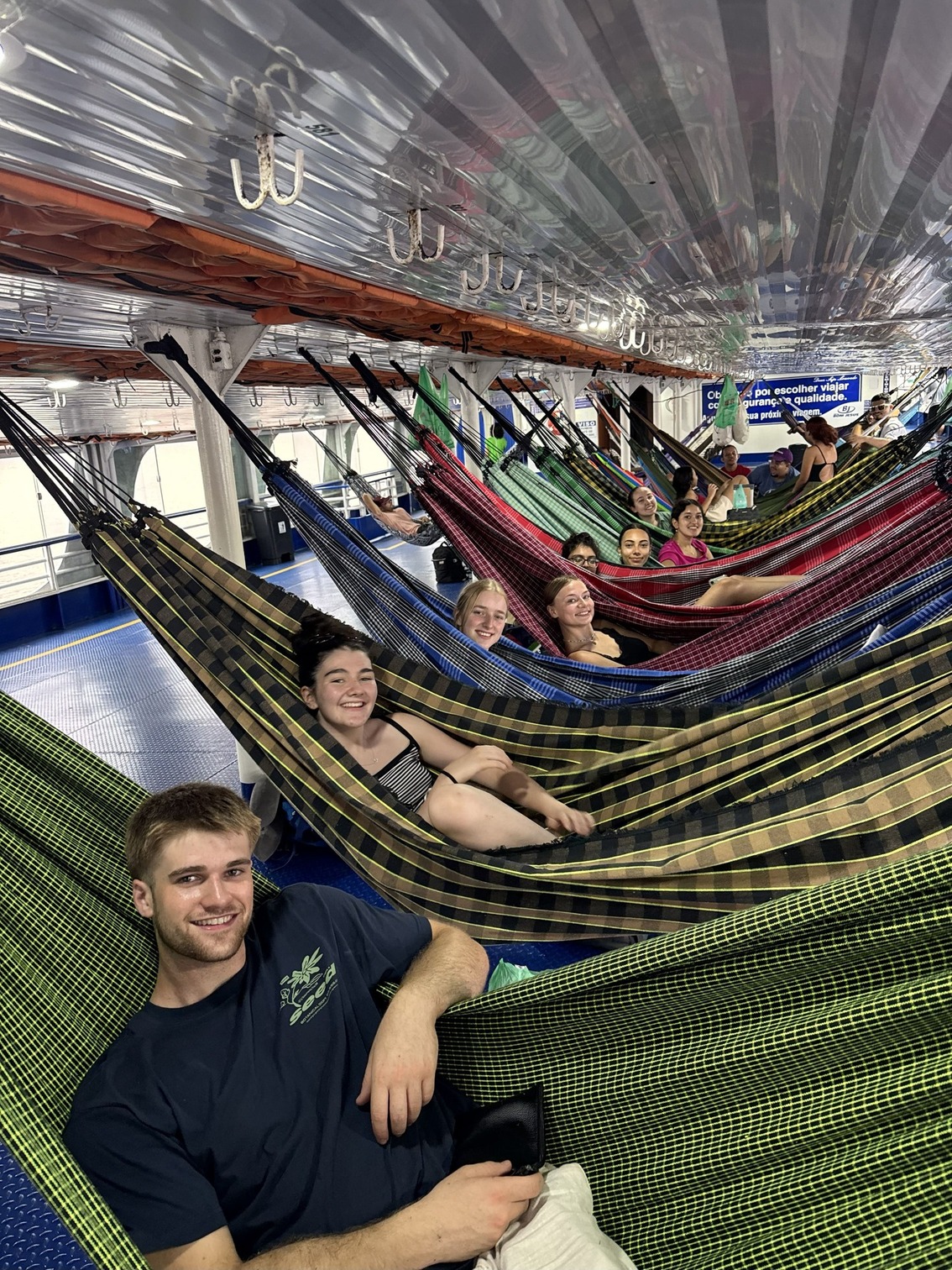 Immerse students in hammocks 