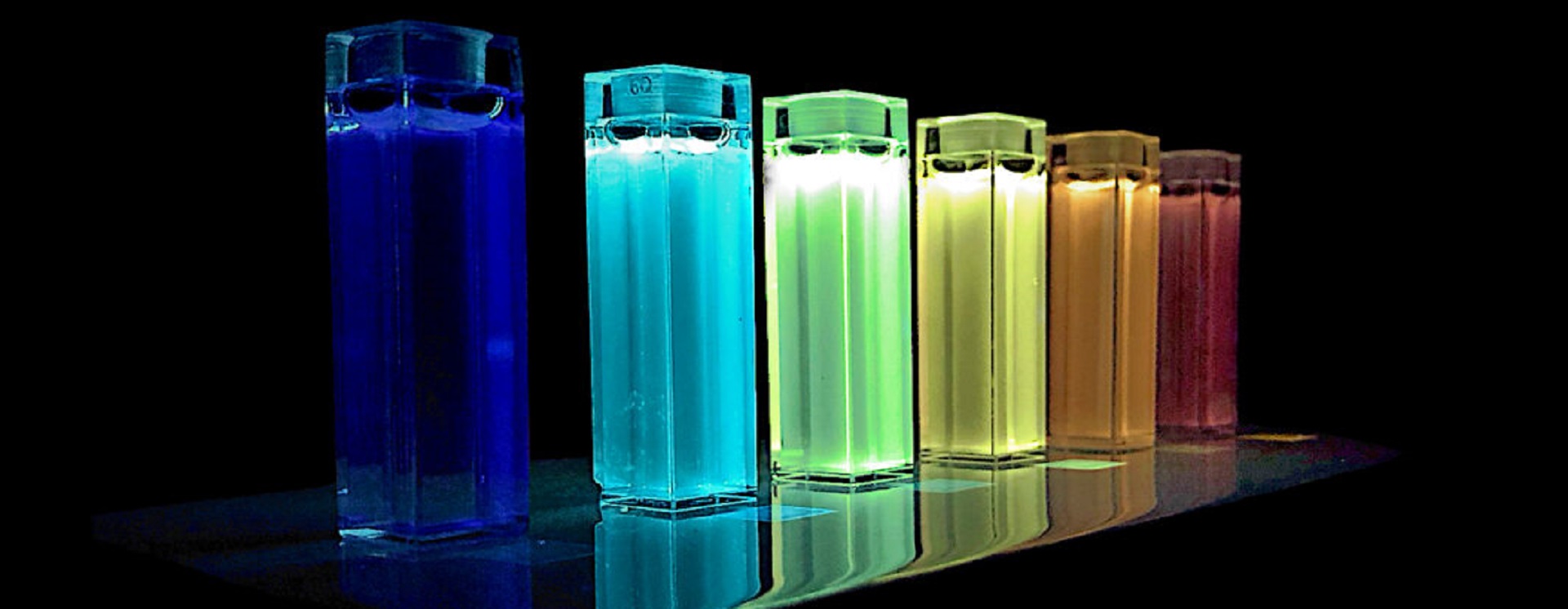 ChromaTwist fluourescent dyes in test tubes 