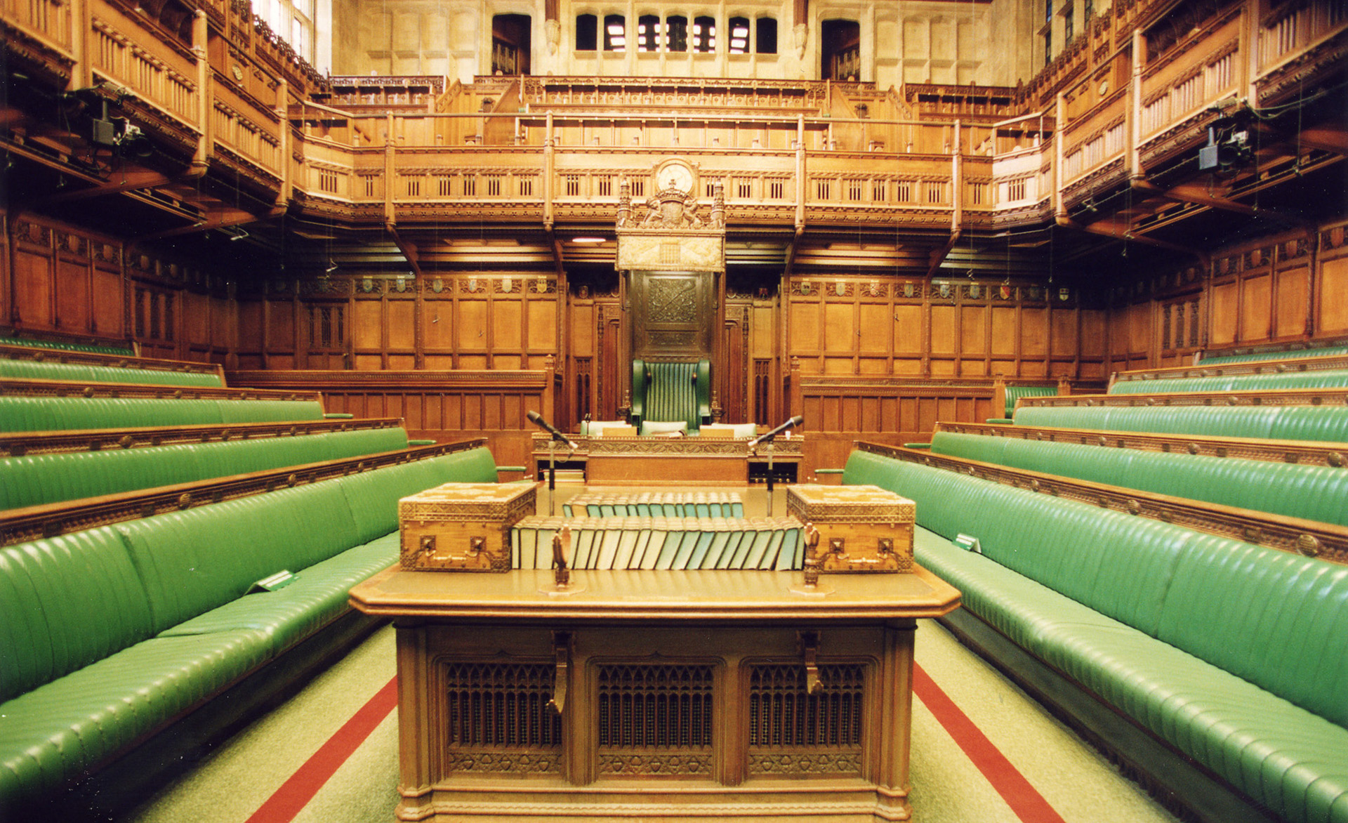 House of Commons Chamber: Speaker's table