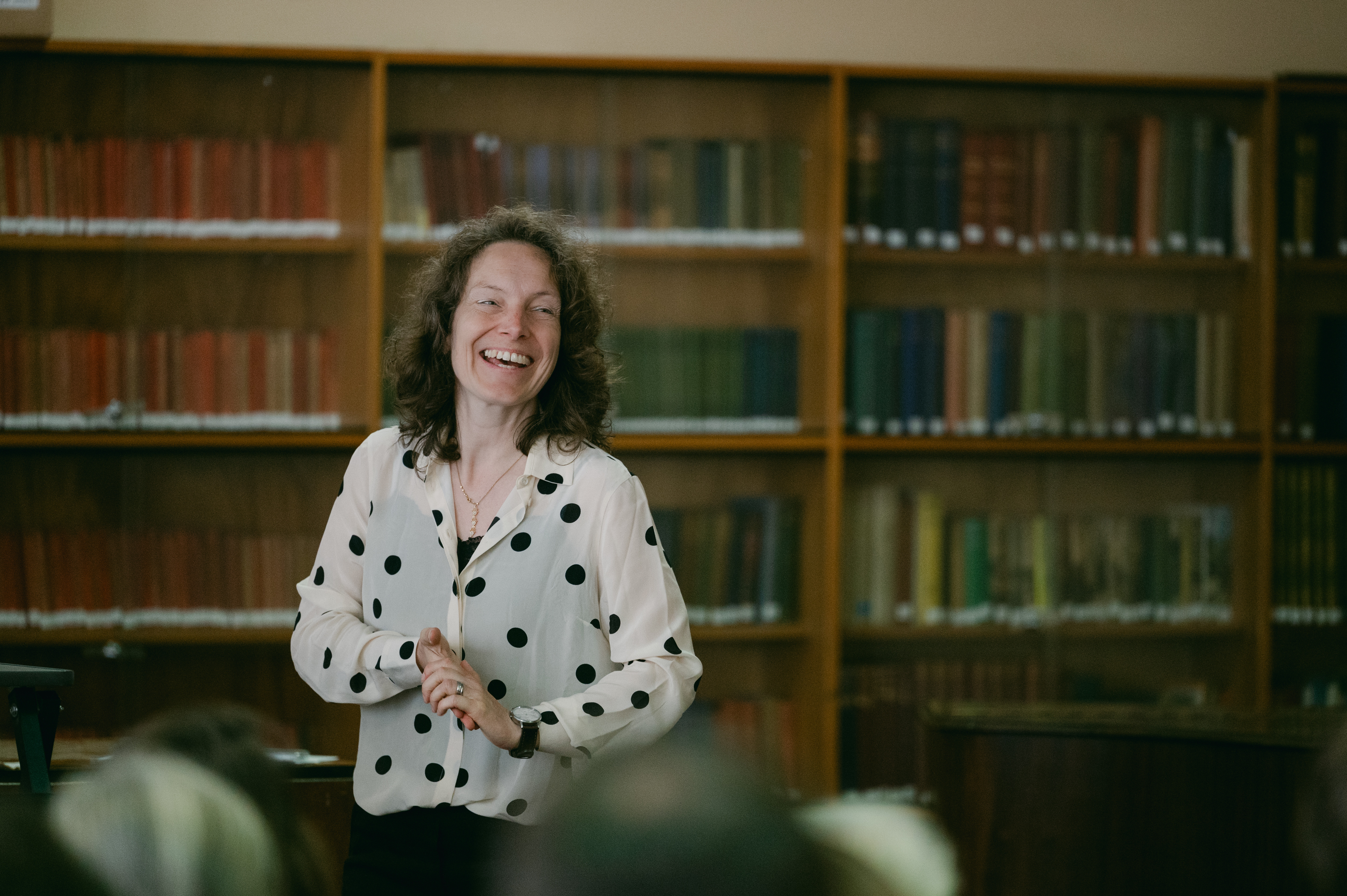 Michaela Mahlberg addresses delegates