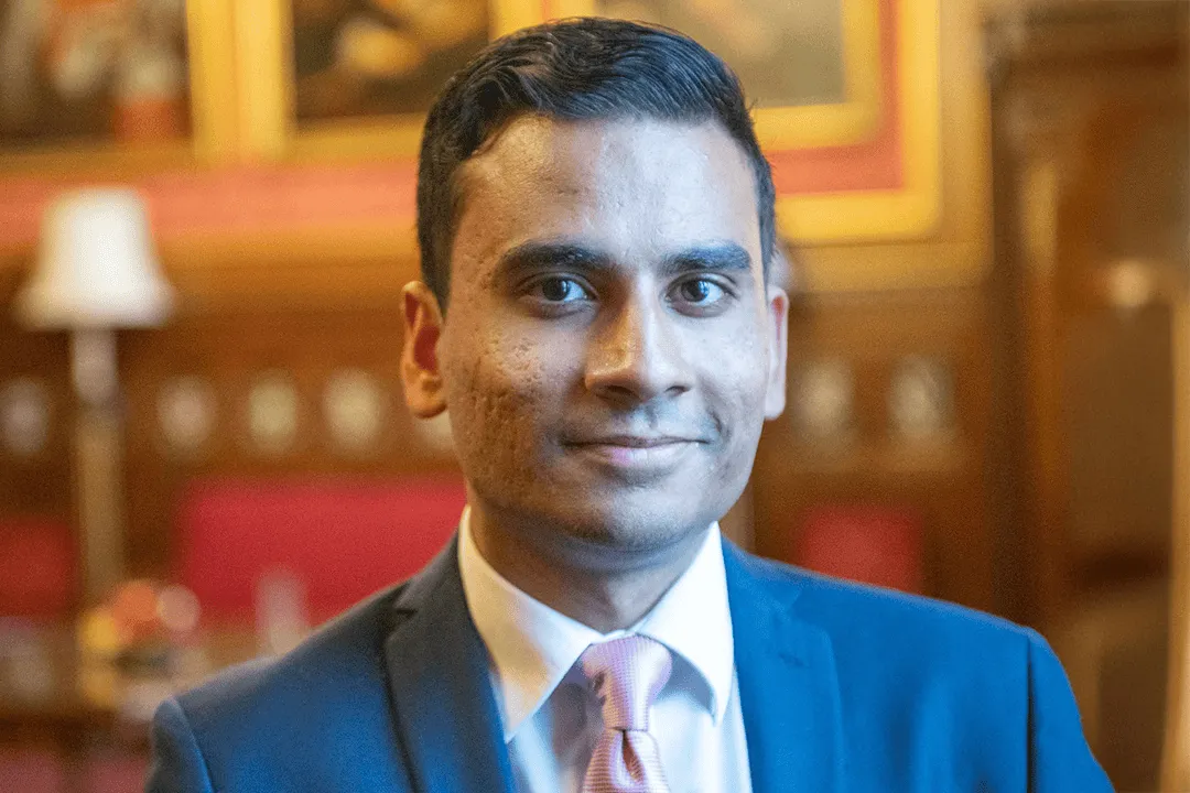 Amil Khan smiling