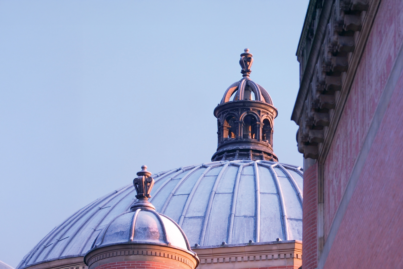 Close-up of the Aston Webb domes