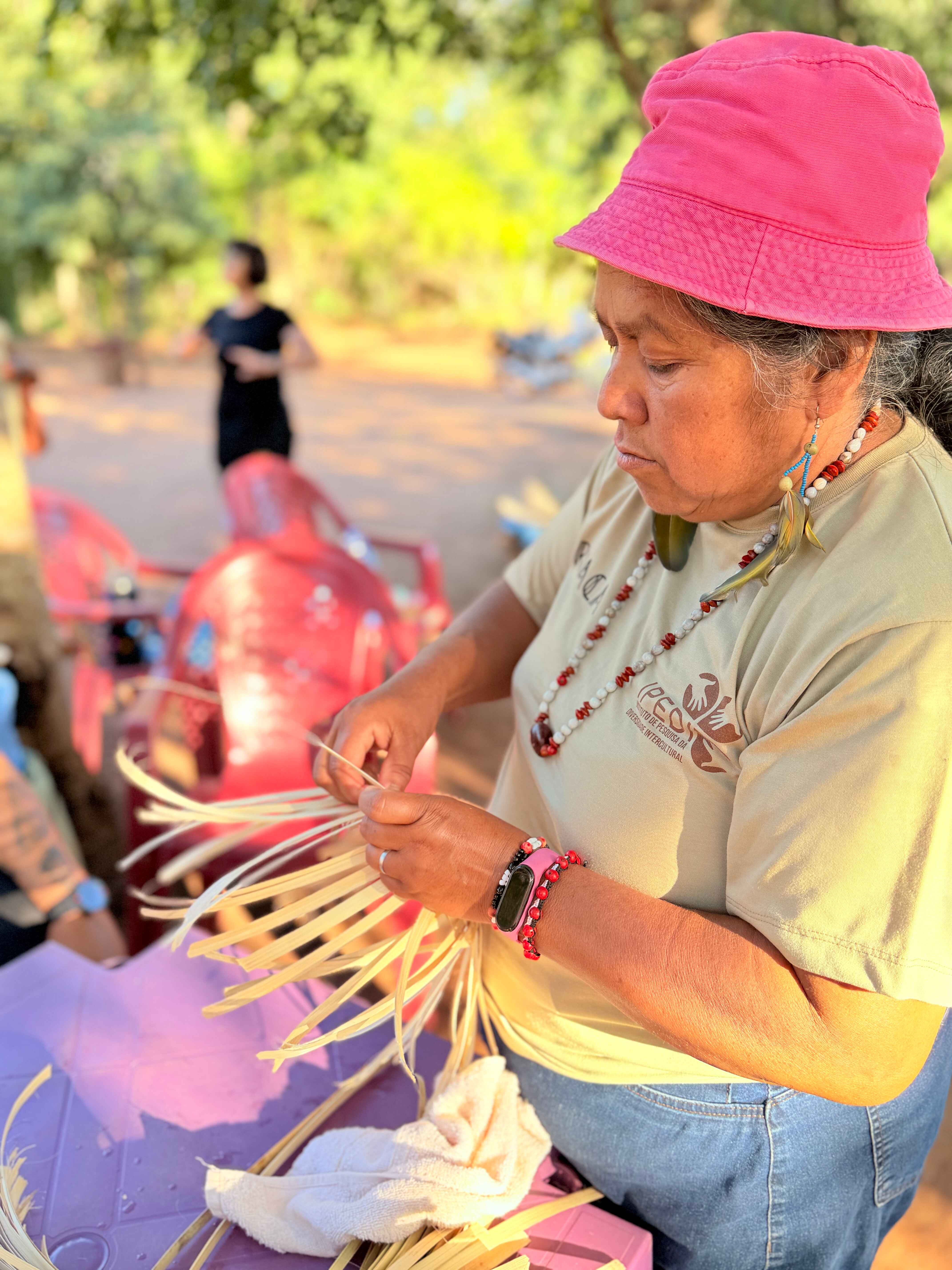 Traditional basket weaving 