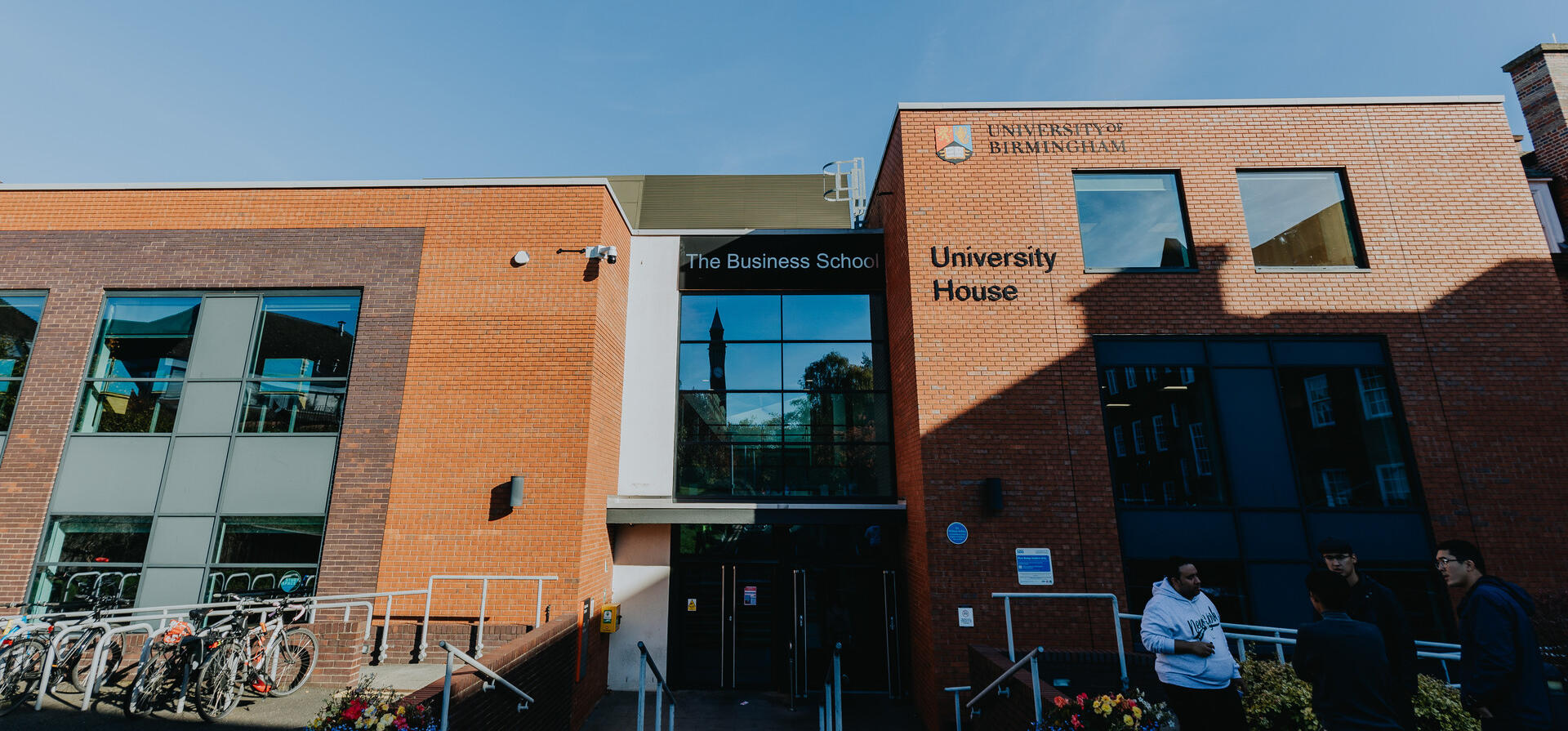 The front of Birmingham Business School (University House)