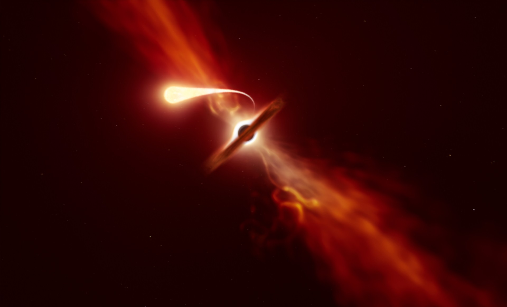 Mysteriously bright flash is a black hole jet pointing straight toward Earth, astronomers say - University of Birmingham
