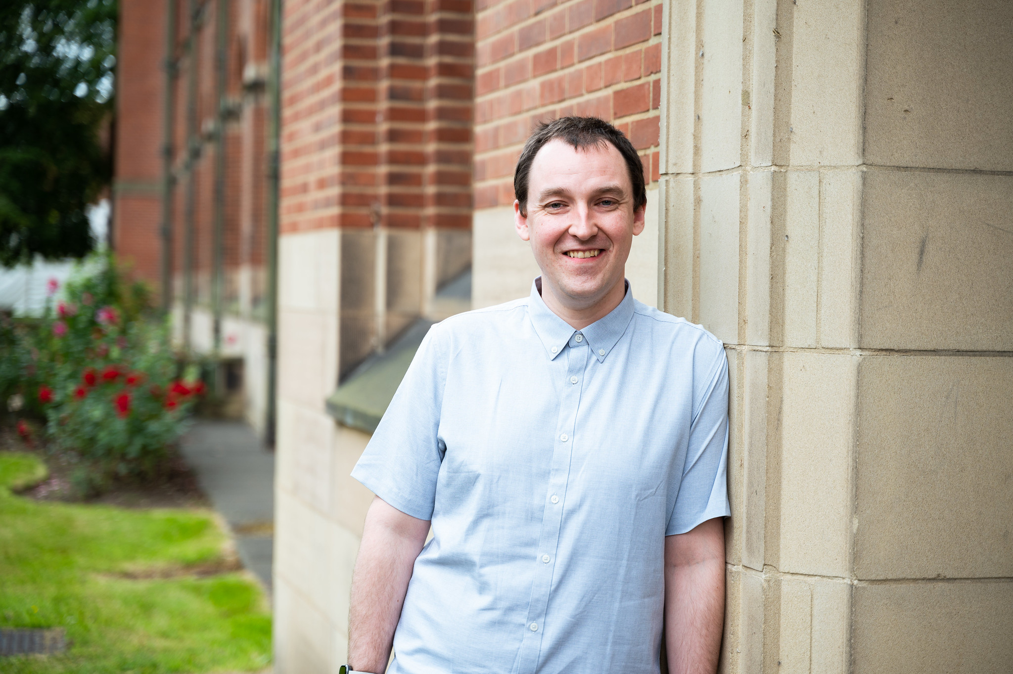 James Atkinson on campus