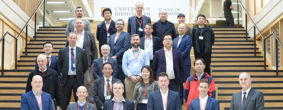 Group photo of attendees at the China-Britain Business Council (CBBC) and Birmingham CASE Automotive Research and Education Centre roundtable
